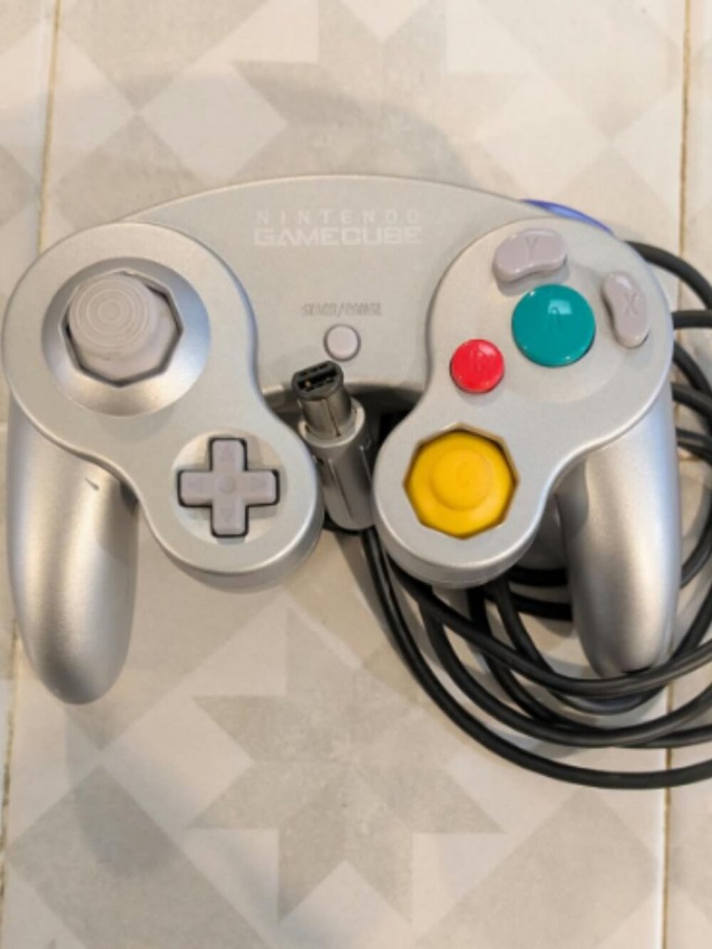 OEM Nintendo GameCube Silver Controller DOL-003 Original Authentic Retro Gaming